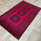 Old Afghan Ersari Baluch Rug c. 1980