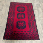 Old Afghan Ersari Baluch Rug c. 1980