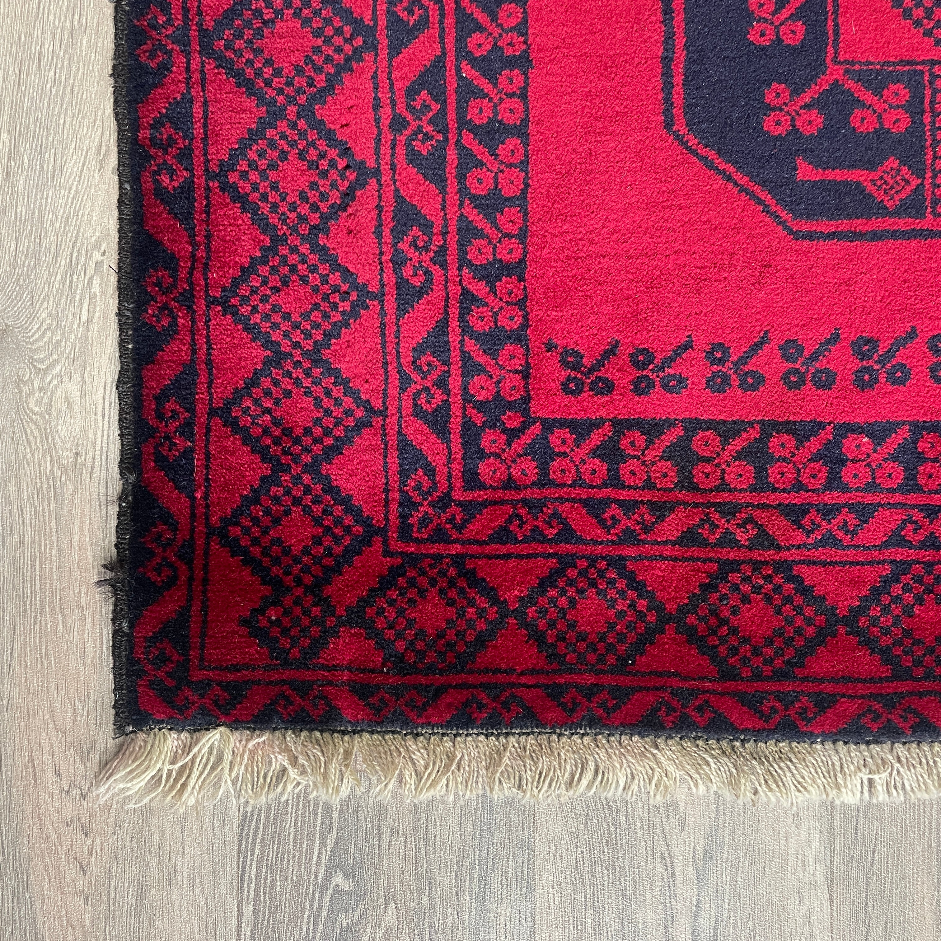 Old Afghan Ersari Baluch Rug c. 1980