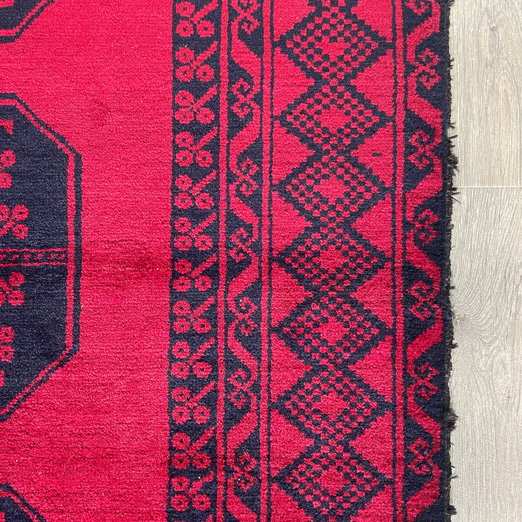 Old Afghan Ersari Baluch Rug c. 1980
