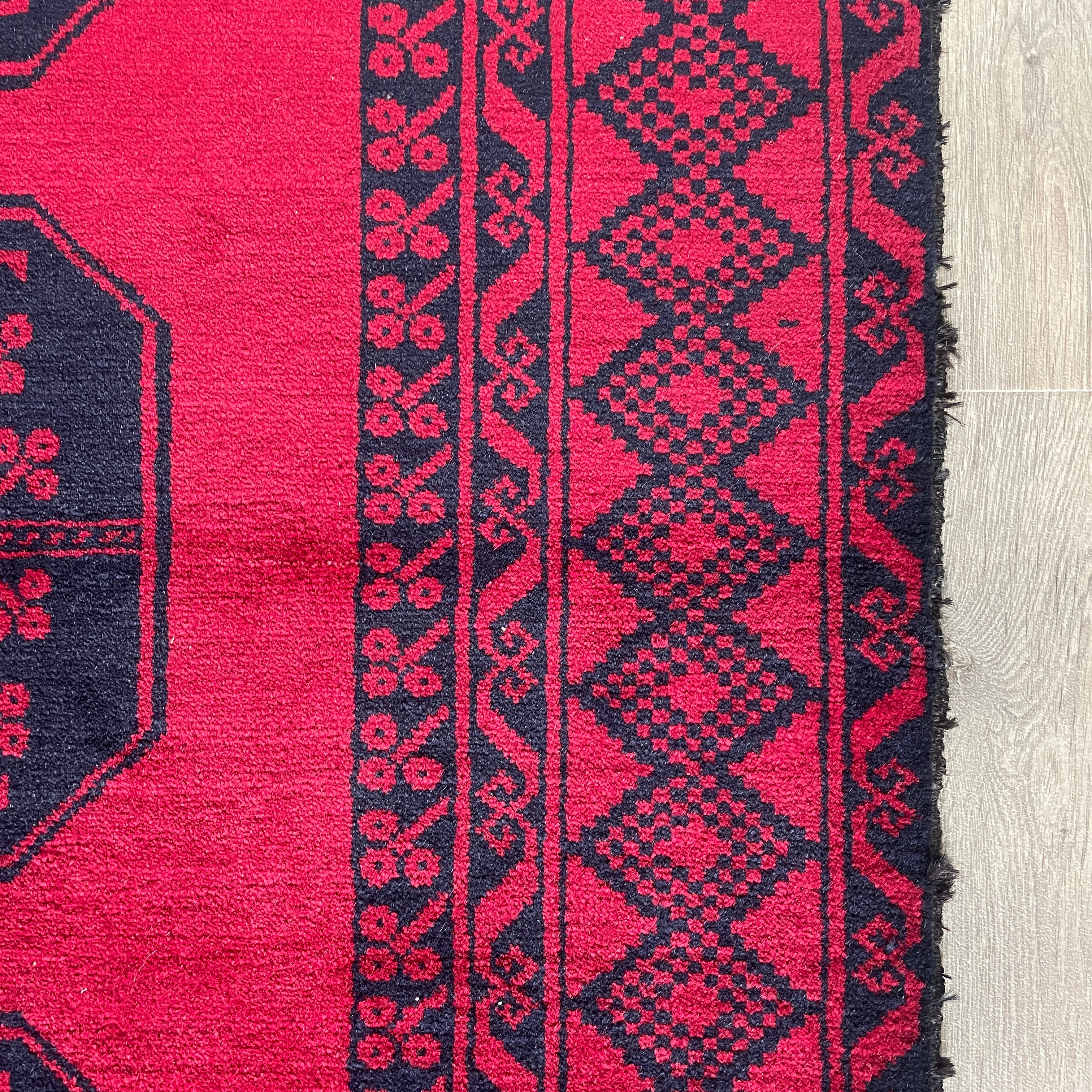 Old Afghan Ersari Baluch Rug c. 1980