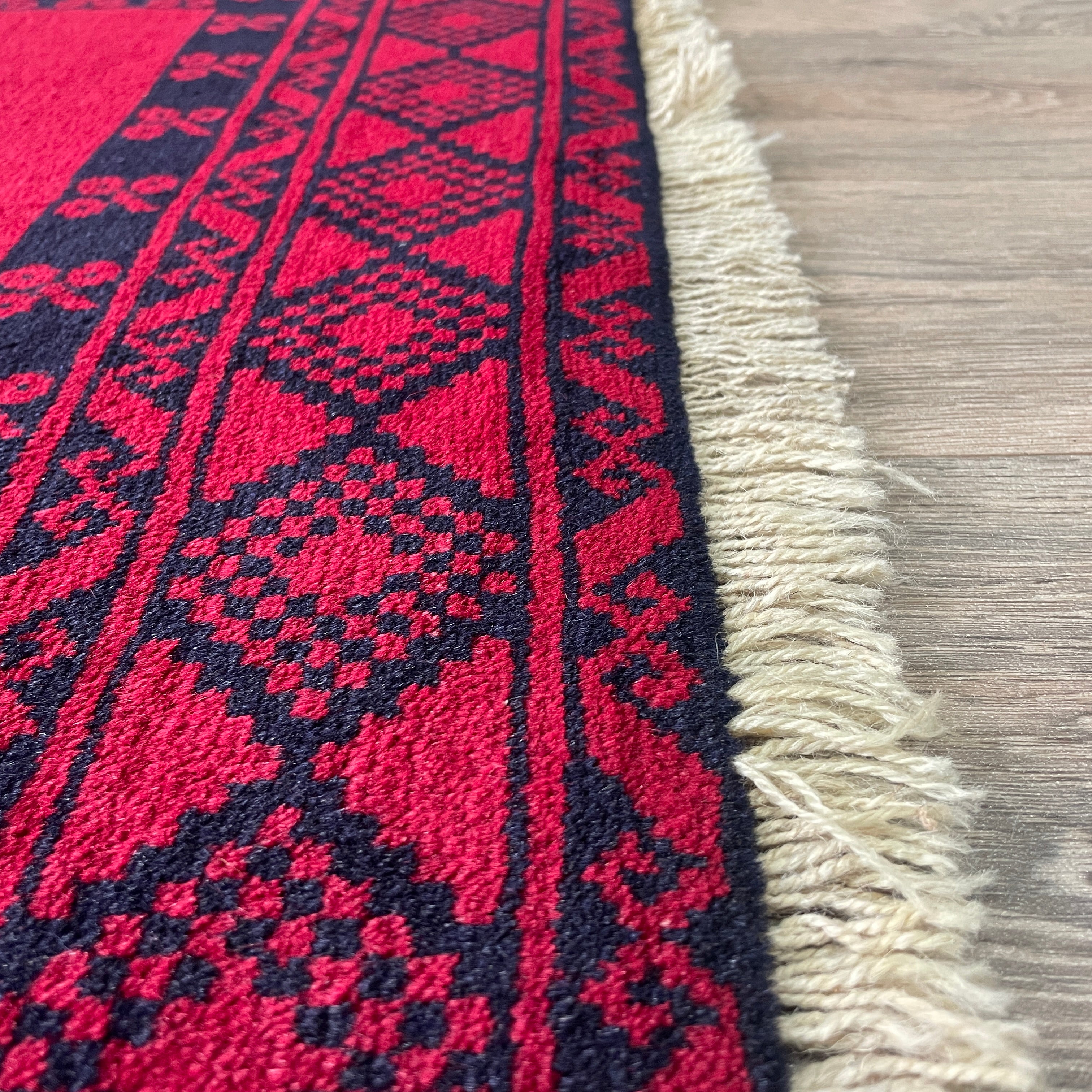 Old Afghan Ersari Baluch Rug c. 1980