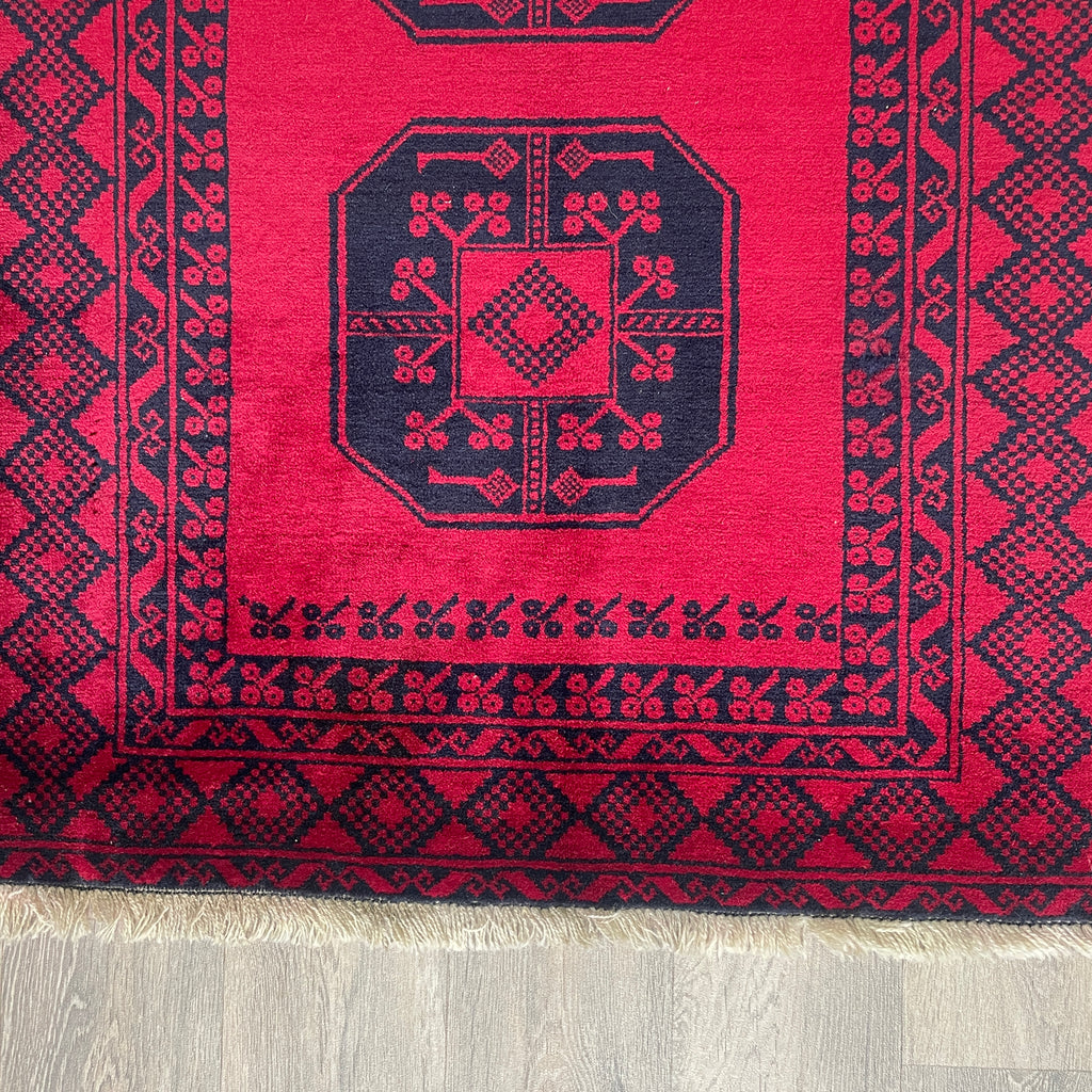 Old Afghan Ersari Baluch Rug c. 1980
