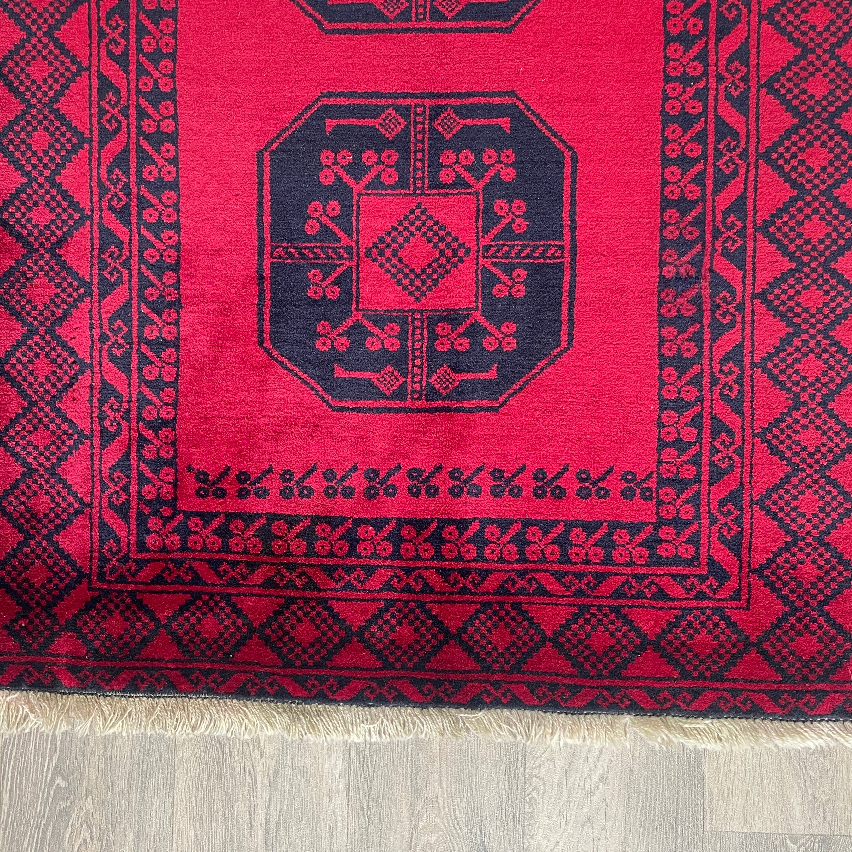 Old Afghan Ersari Baluch Rug c. 1980