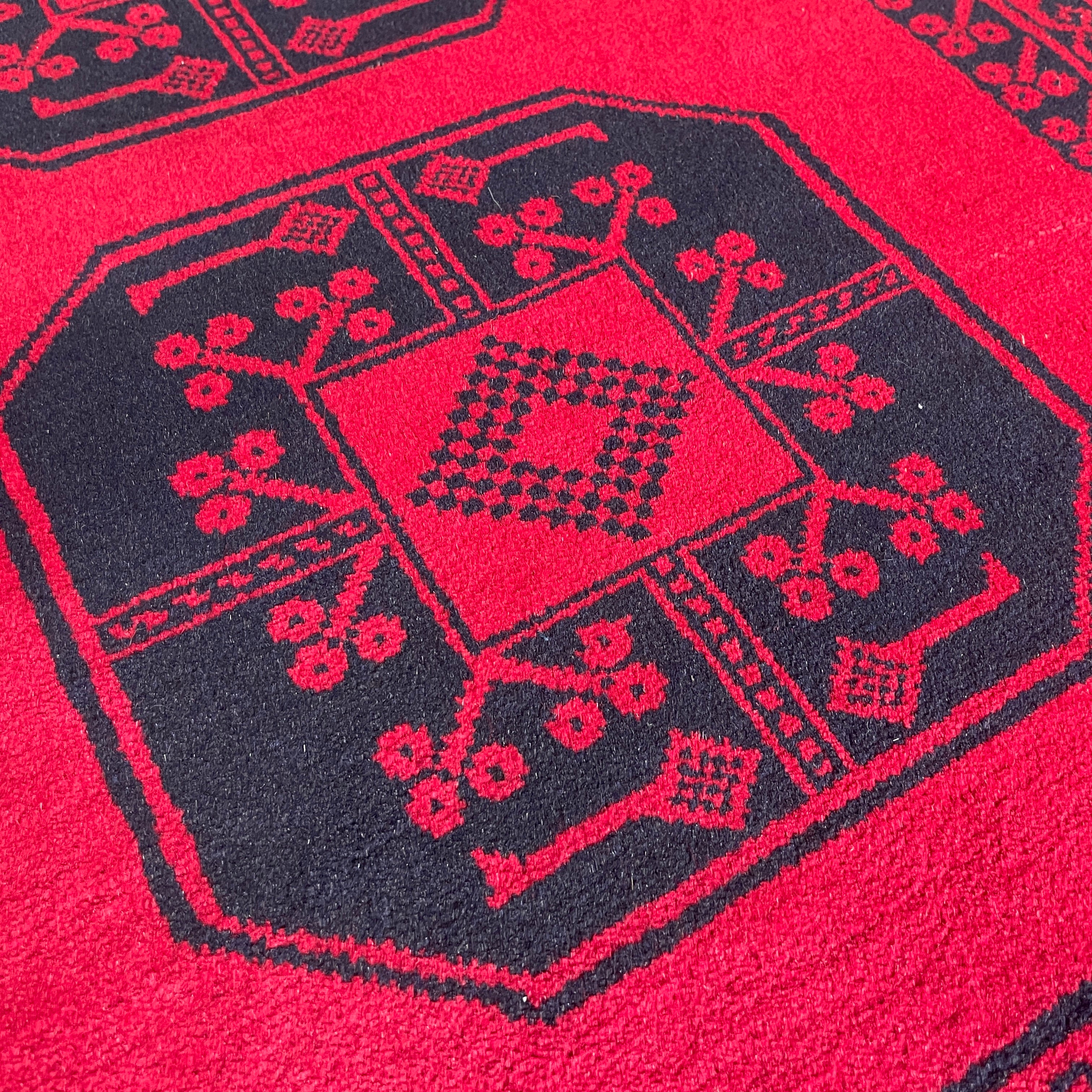 Old Afghan Ersari Baluch Rug c. 1980