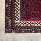 Old Afghan Herati Baluch Rug c. 1980