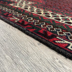 Old Afghan Herati Baluch Rug c. 1980