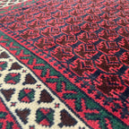 Old Afghan Herati Baluch Rug c. 1980