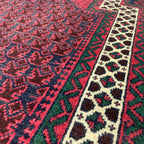 Old Afghan Herati Baluch Rug c. 1980