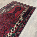 Old Afghan Herati Baluch Rug c. 1980