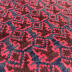 Old Afghan Herati Baluch Rug c. 1980