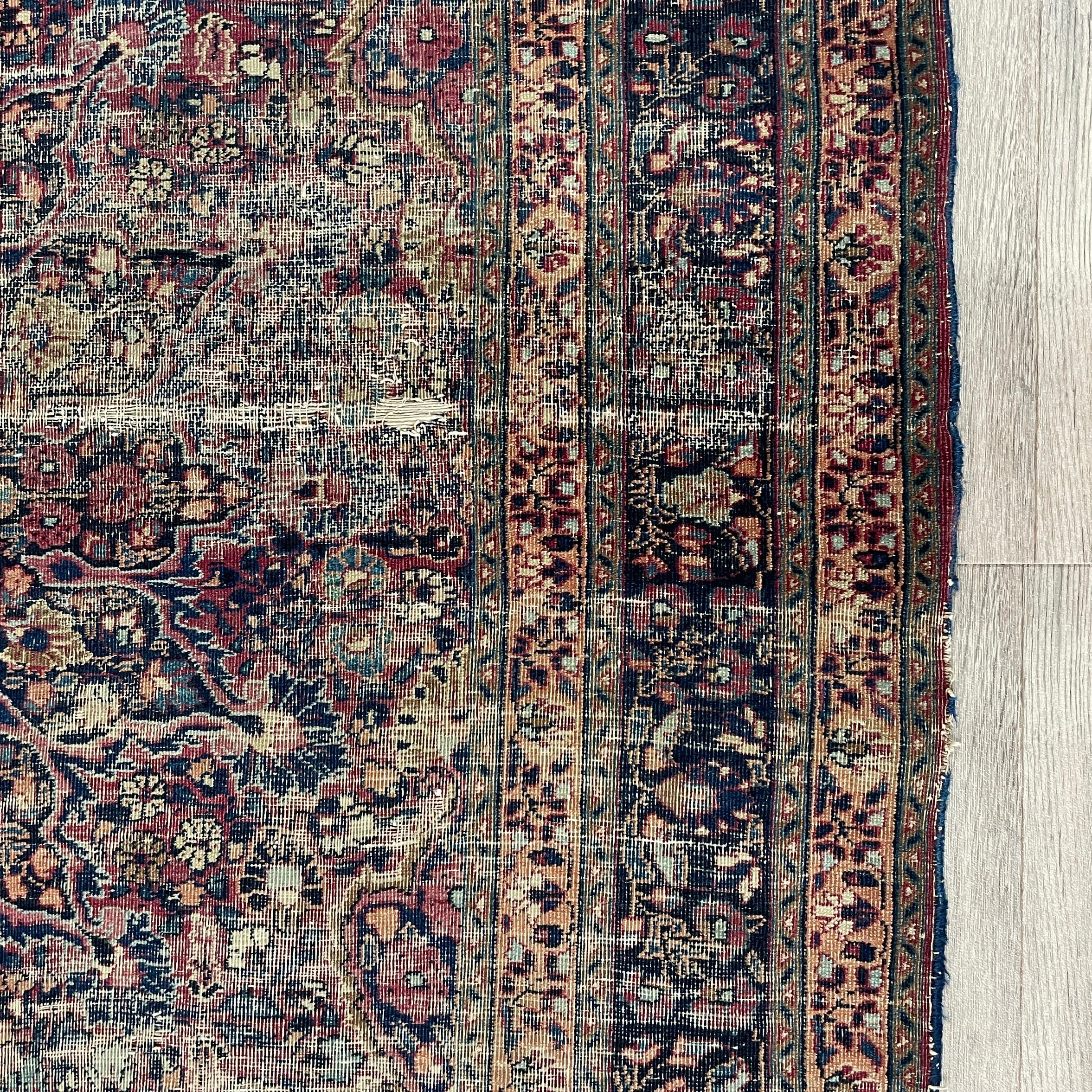 191 x 133 cm | Persian Kerman Rug (Antique 1910)