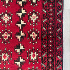 Old Afghan Herati Baluch Rug c. 1980