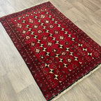 Old Afghan Herati Baluch Rug c. 1980
