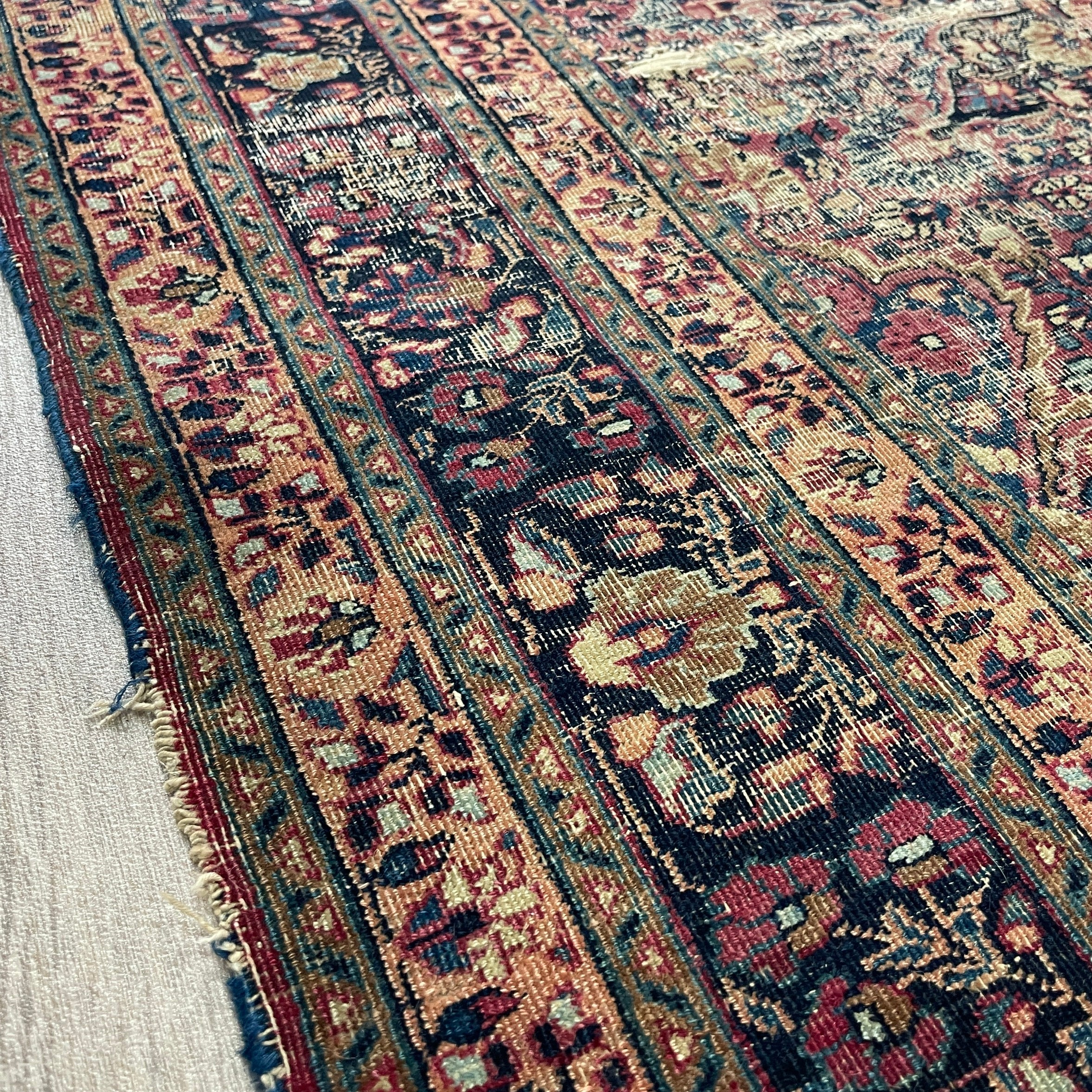 191 x 133 cm | Persian Kerman Rug (Antique 1910)