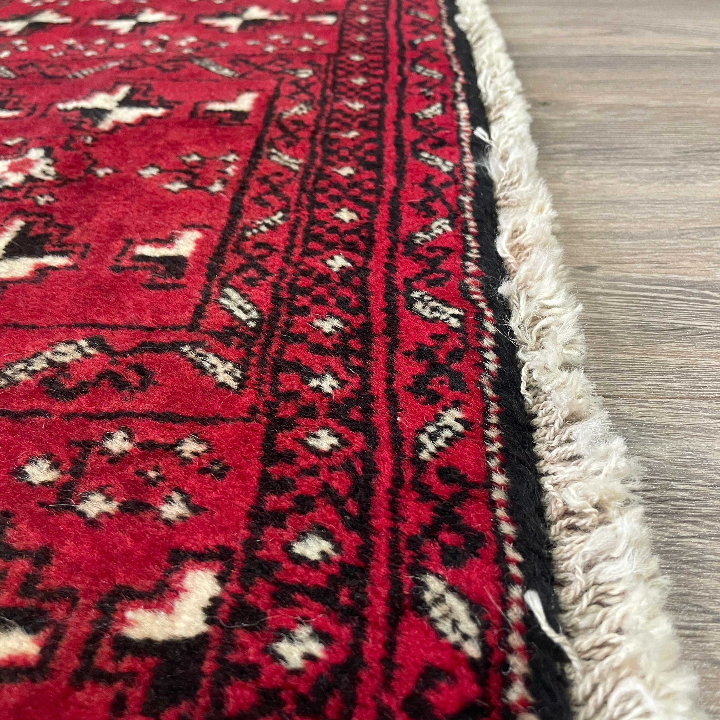 Old Afghan Herati Baluch Rug c. 1980