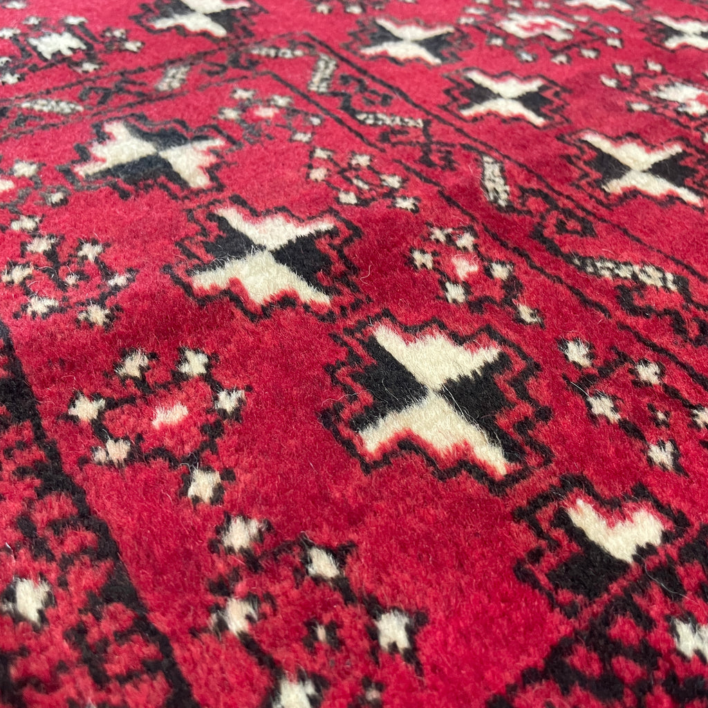 Old Afghan Herati Baluch Rug c. 1980