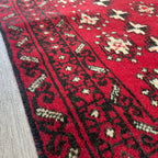 Old Afghan Herati Baluch Rug c. 1980