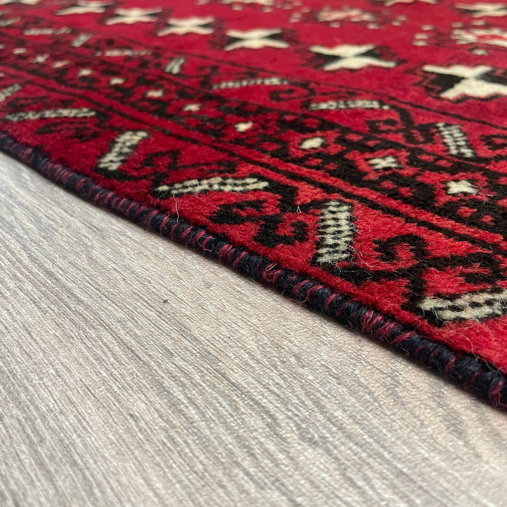 Old Afghan Herati Baluch Rug c. 1980