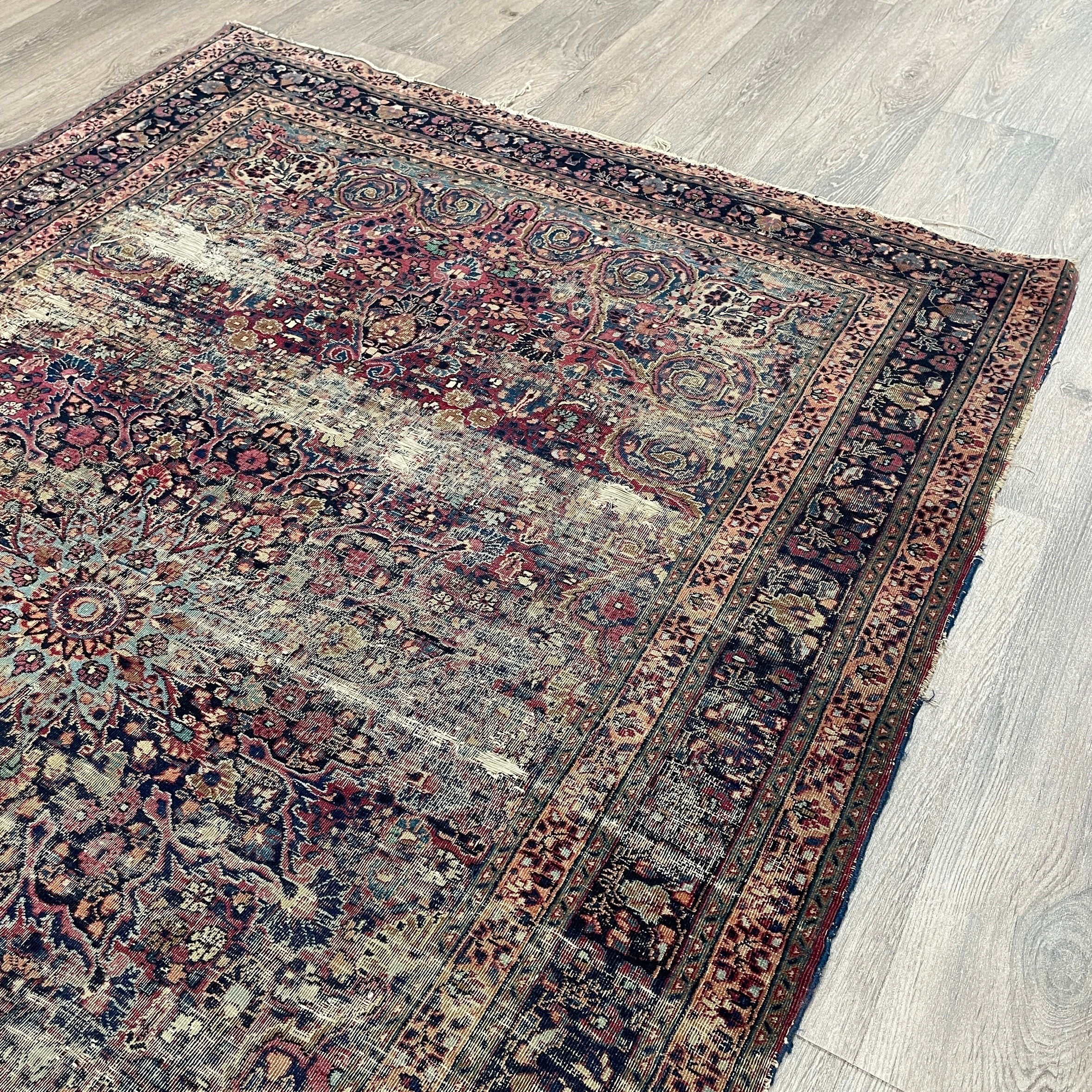 191 x 133 cm | Persian Kerman Rug (Antique 1910)