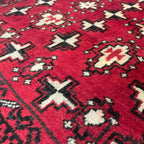 Old Afghan Herati Baluch Rug c. 1980