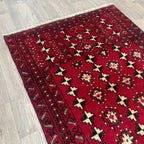 Old Afghan Herati Baluch Rug c. 1980