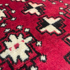 Old Afghan Herati Baluch Rug c. 1980