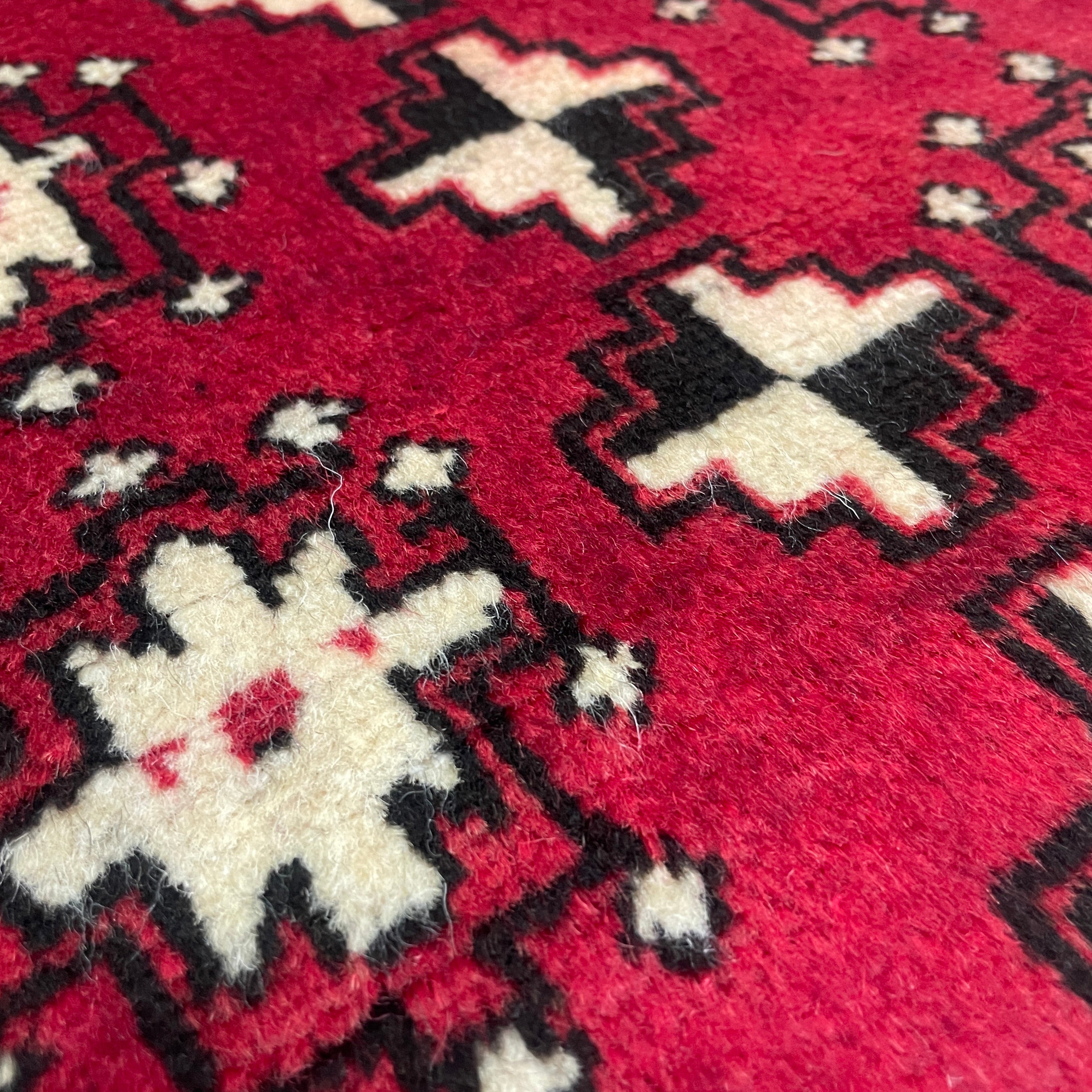 Old Afghan Herati Baluch Rug c. 1980