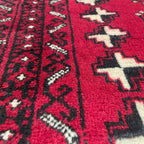 Old Afghan Herati Baluch Rug c. 1980