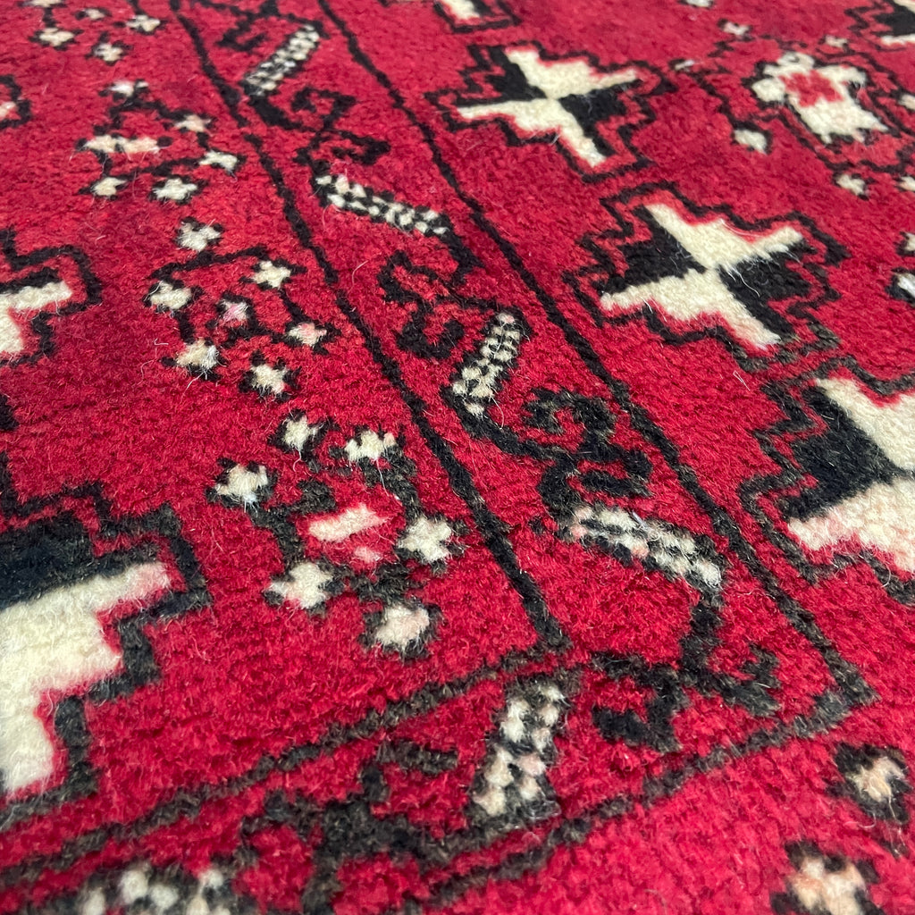 Old Afghan Herati Baluch Rug c. 1980