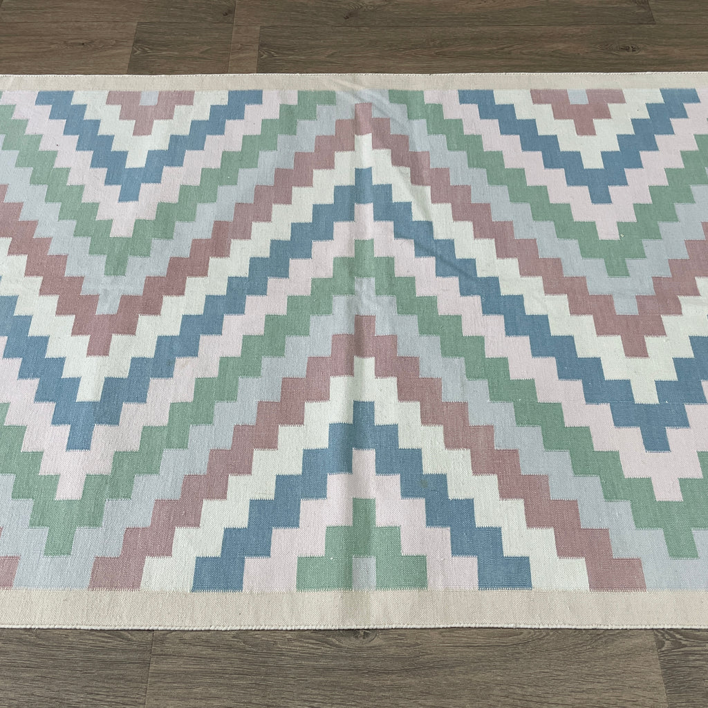 152 x 93 cm | Indian Kilim Rug - Khorasan Rugs