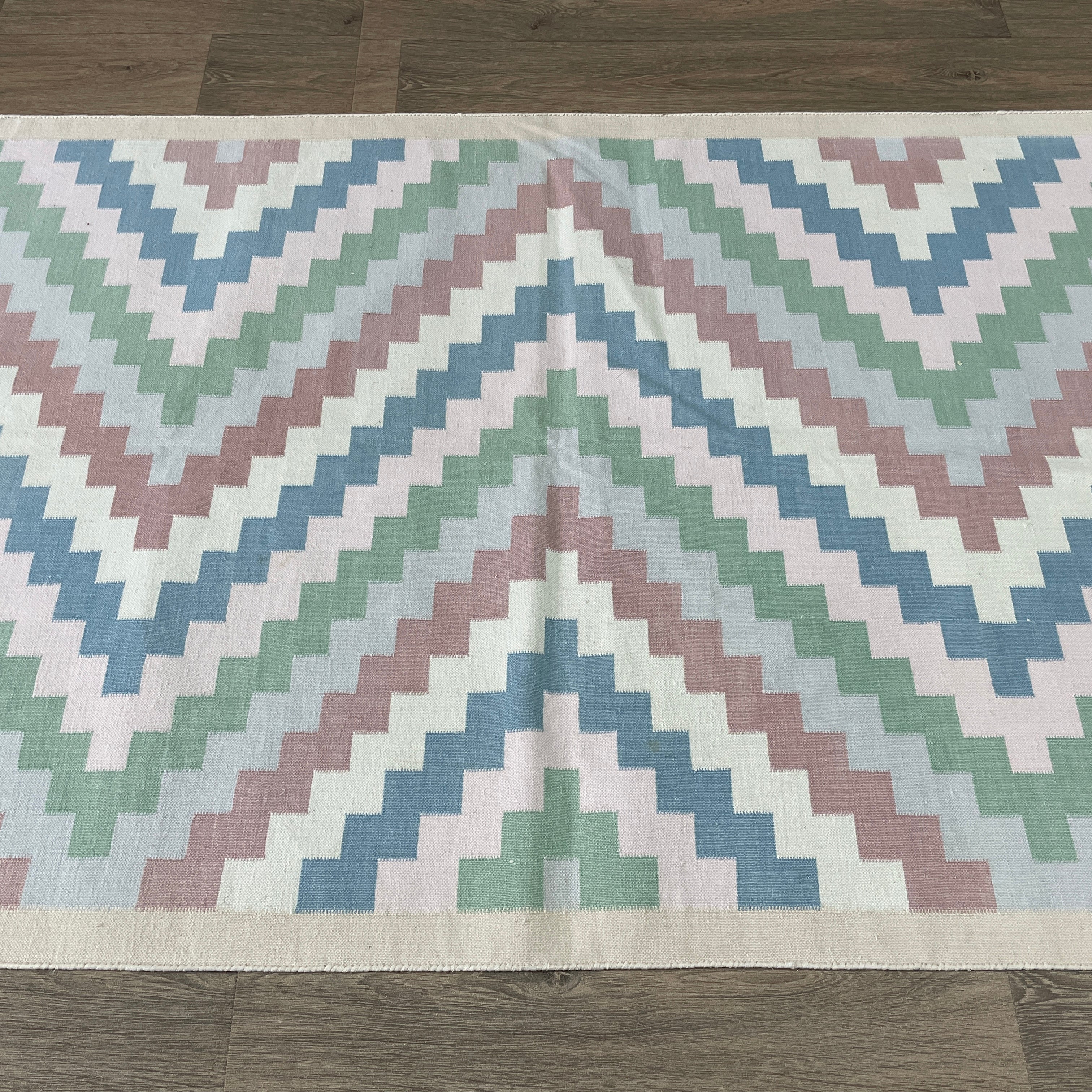 152 x 93 cm | Indian Kilim Rug - Khorasan Rugs
