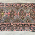 Old Afghan Herati Baluch Rug c. 1980