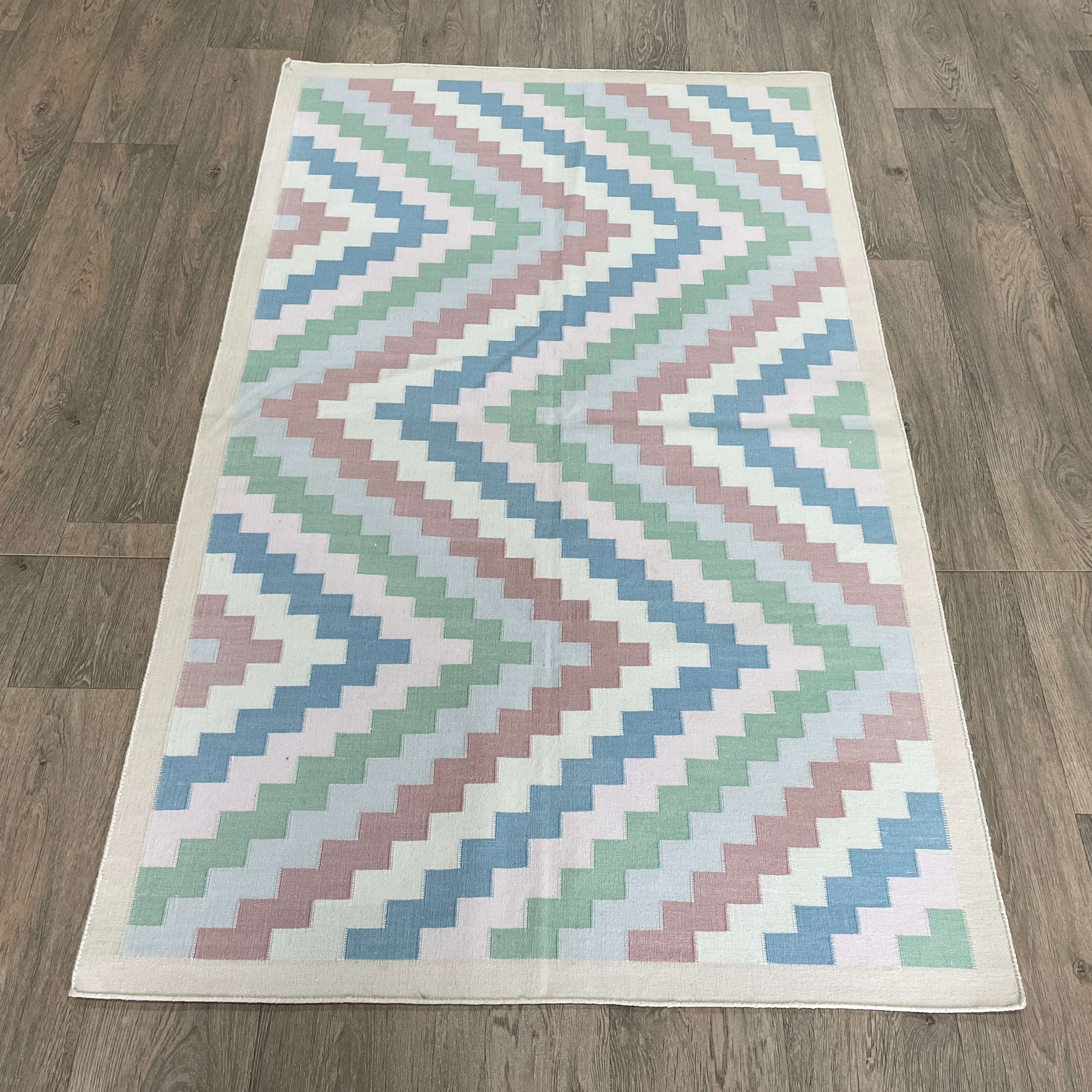 152 x 93 cm | Indian Kilim Rug - Khorasan Rugs