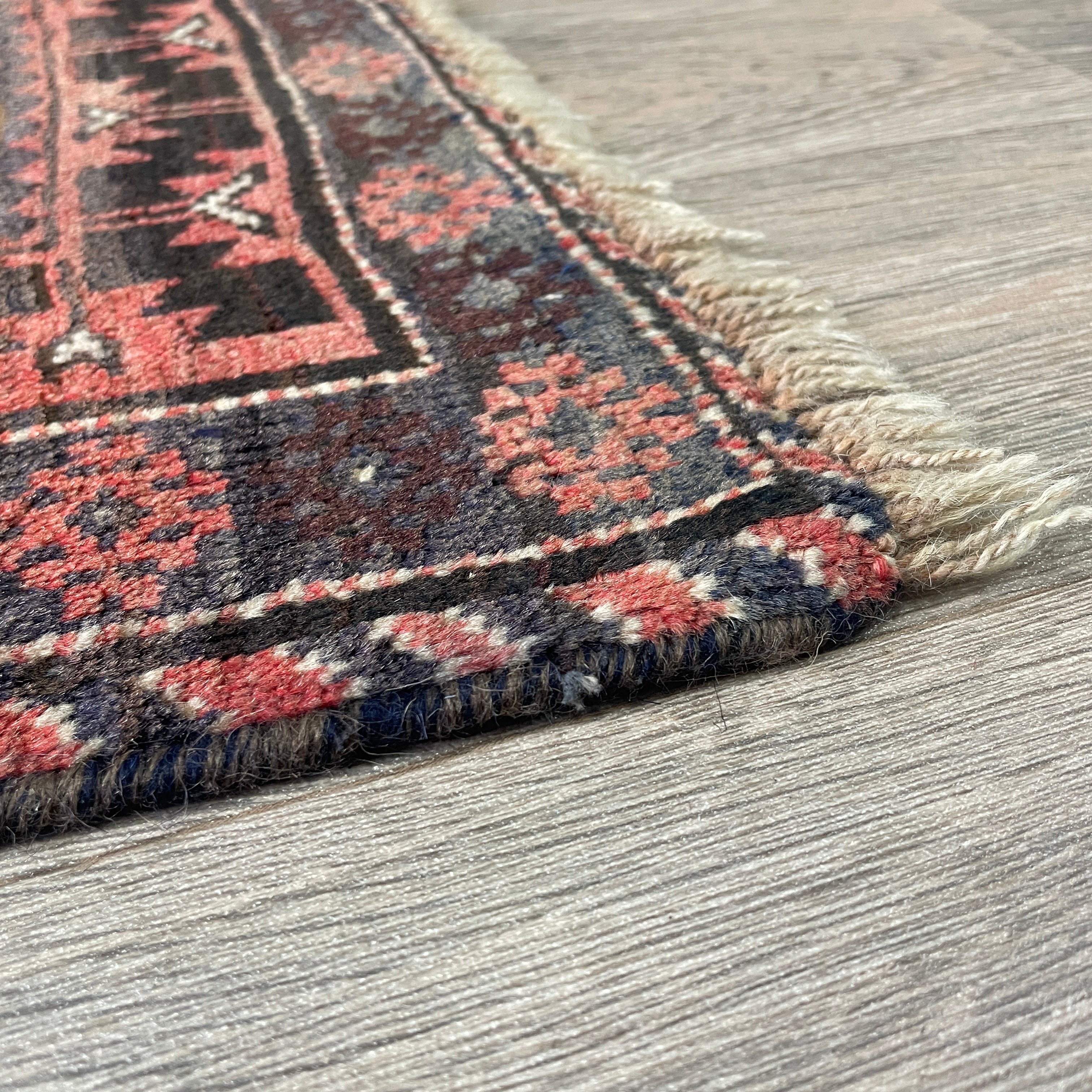 Old Afghan Herati Baluch Rug c. 1980