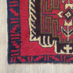 Vintage Afghan Baluch Rug c. 1980