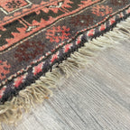 Old Afghan Herati Baluch Rug c. 1980