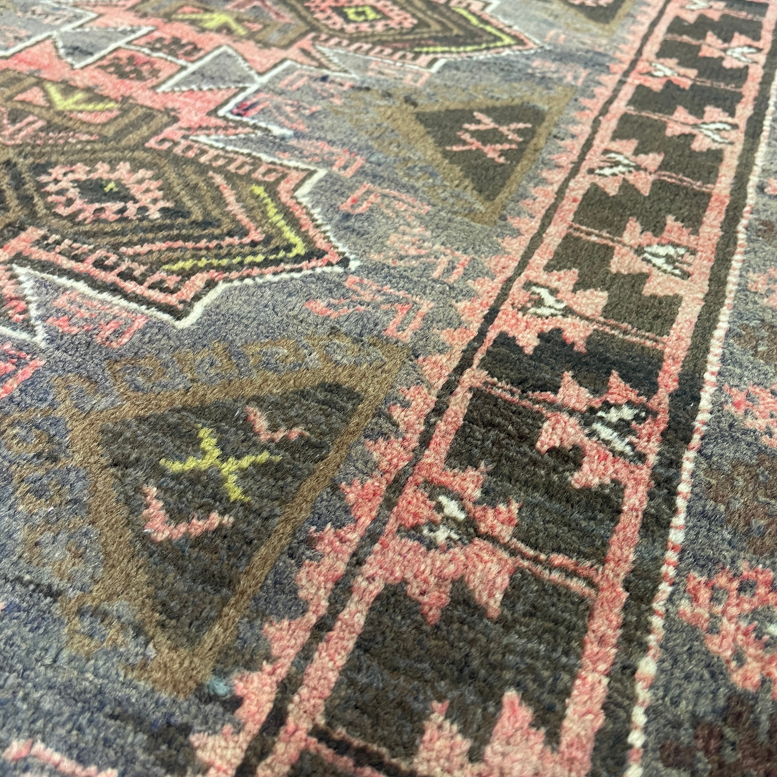 Old Afghan Herati Baluch Rug c. 1980