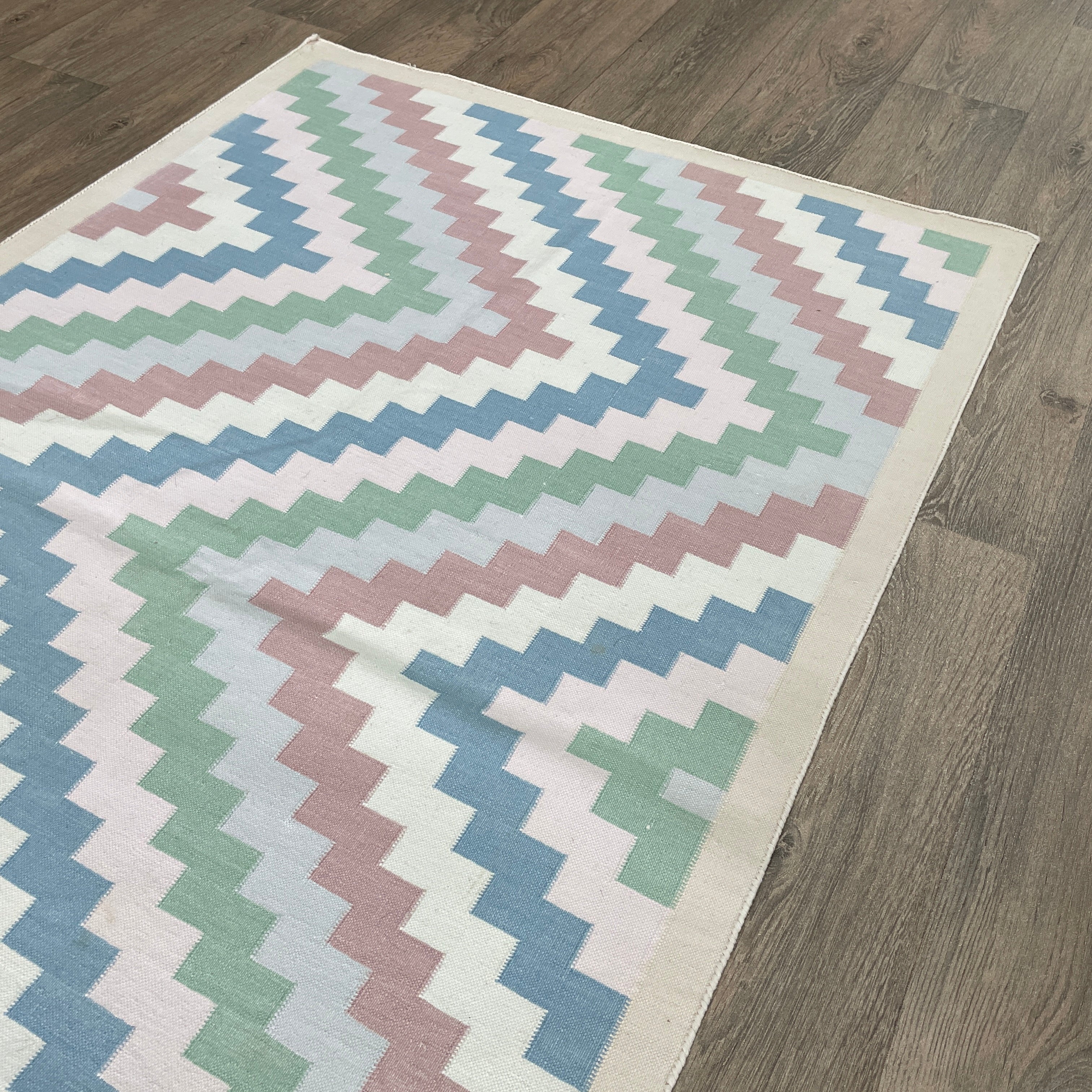 152 x 93 cm | Indian Kilim Rug - Khorasan Rugs