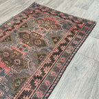 Old Afghan Herati Baluch Rug c. 1980