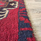 Vintage Afghan Baluch Rug c. 1980