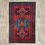 Old Persian Hamadan Rug c. 1970