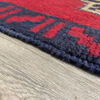 Vintage Afghan Baluch Rug c. 1980