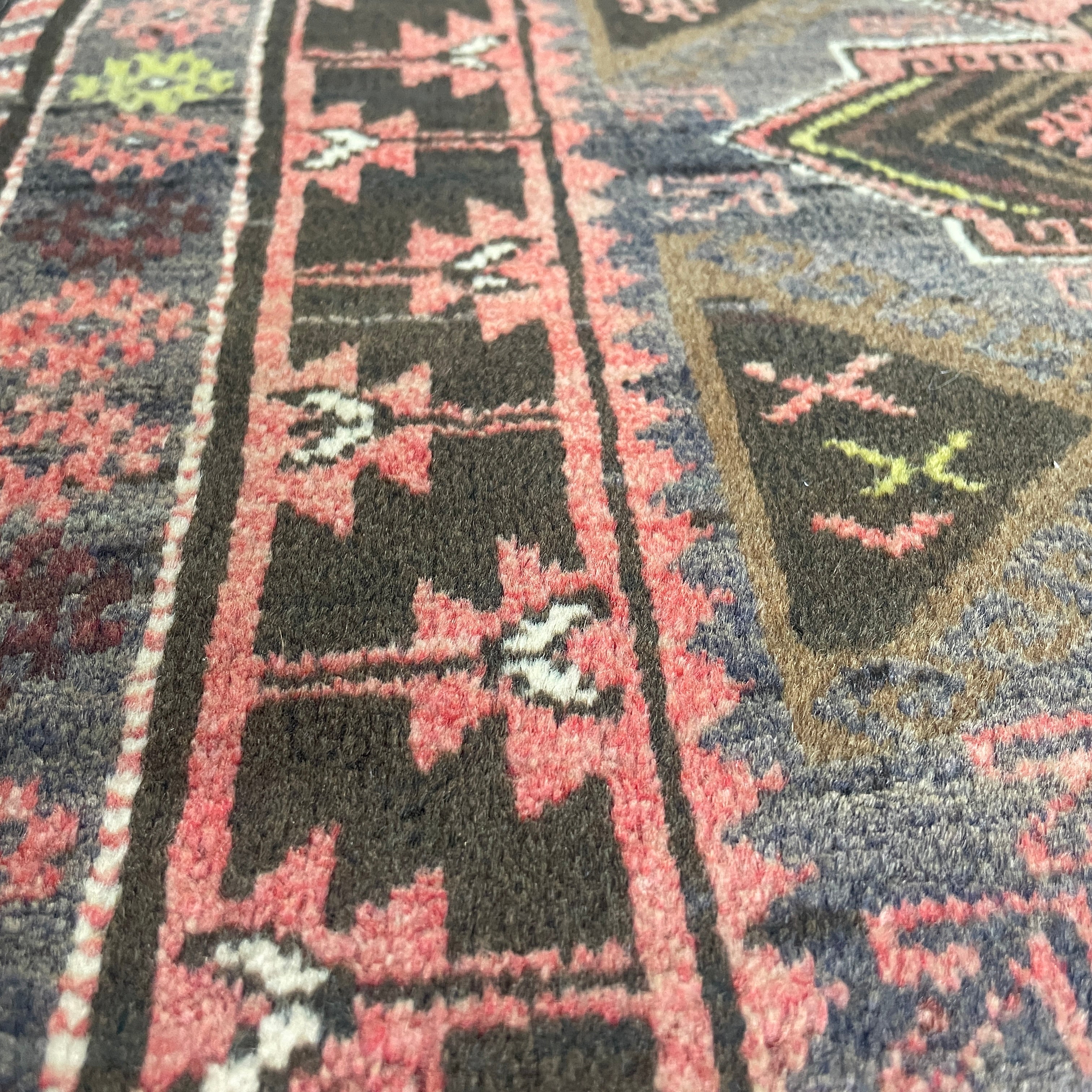 Old Afghan Herati Baluch Rug c. 1980