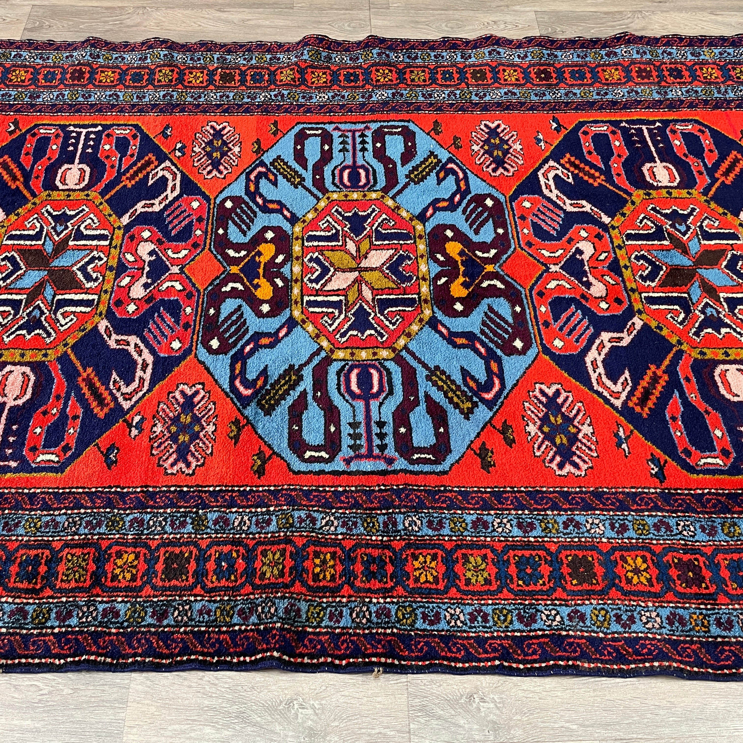 Old Persian Hamadan Rug c. 1970