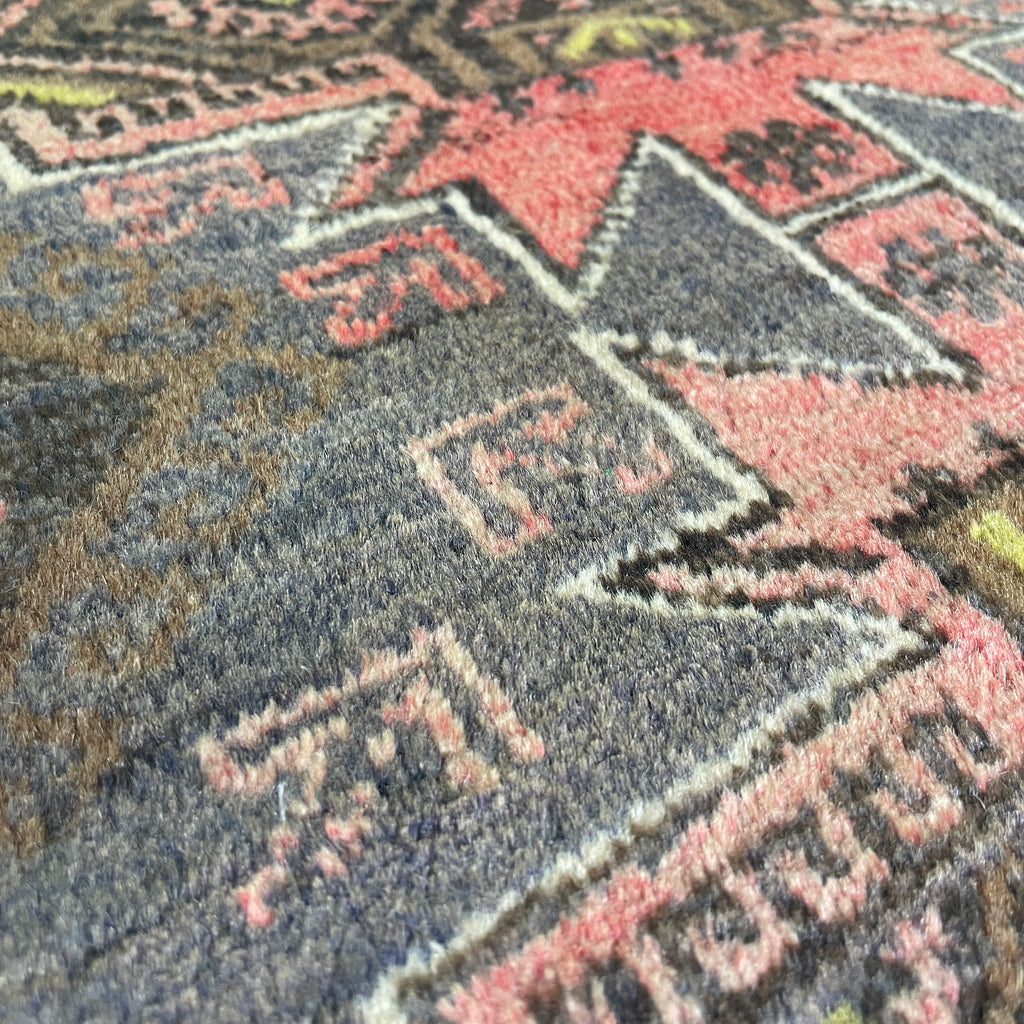 Old Afghan Herati Baluch Rug c. 1980