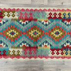202 x 73 cm | Afghan Kilim Runner - Khorasan Rugs