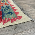 202 x 73 cm | Afghan Kilim Runner - Khorasan Rugs