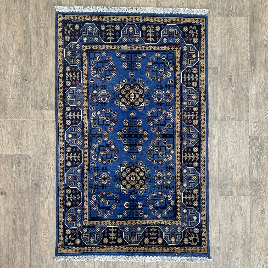 Fine Afghan Khal Muhammadi Rug (Merino Wool)