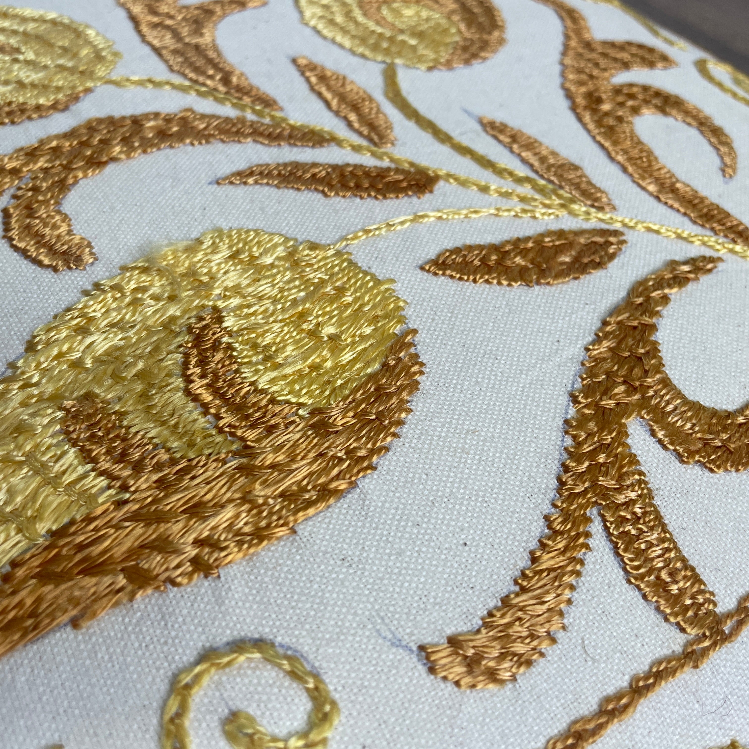 Uzbek Suzani Cushion Cover